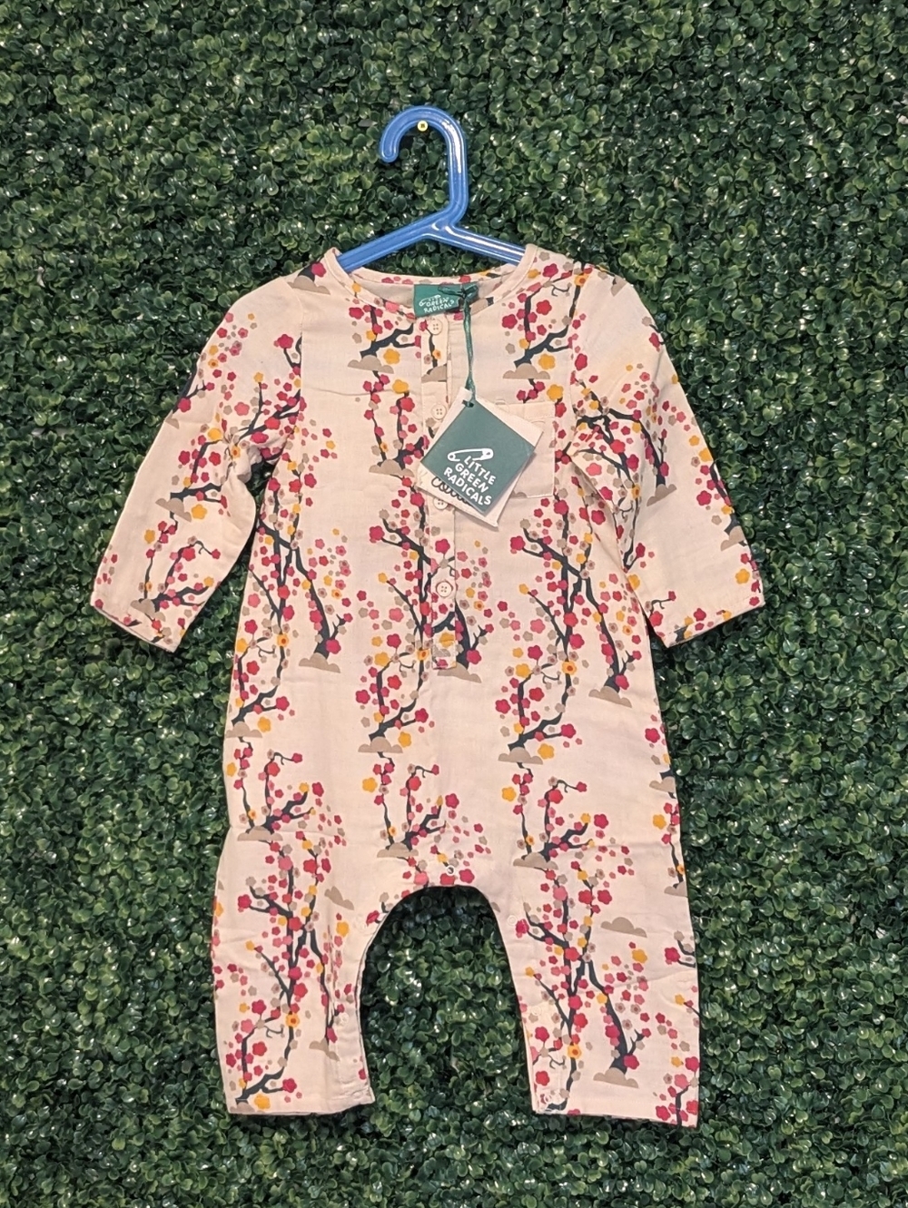 Little Green Radicals Winter Blossom Jumpsuit 18-24M